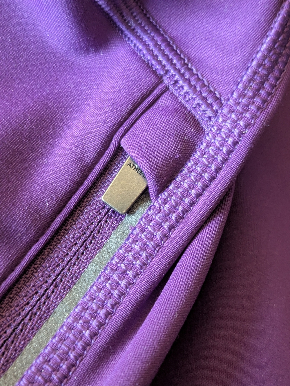 Athleta Rainier Tight Leggings Purple Violet Yoga Fitness Workout Pants 2X - Picture 4 of 16